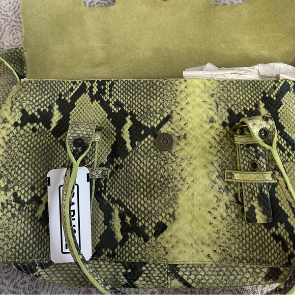 Carlisle Green Python Leather Bag - Picture 5 of 6